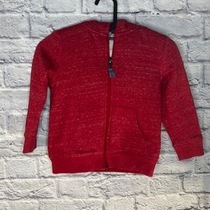 Cat & Jack Sherpa red hoodie
